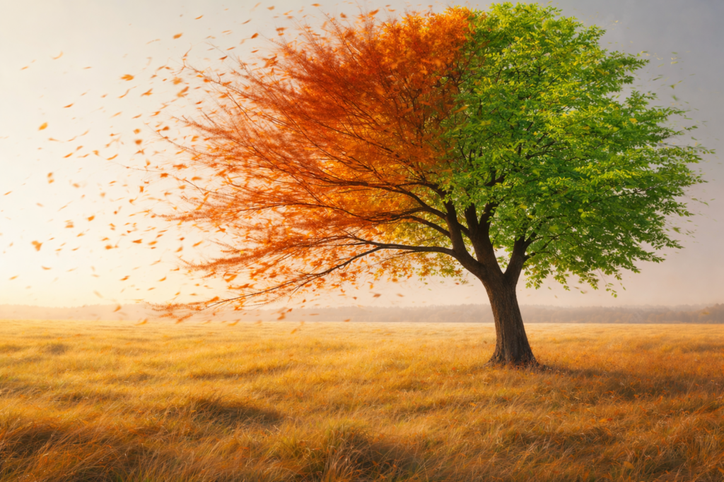 Arbre deux couleurs